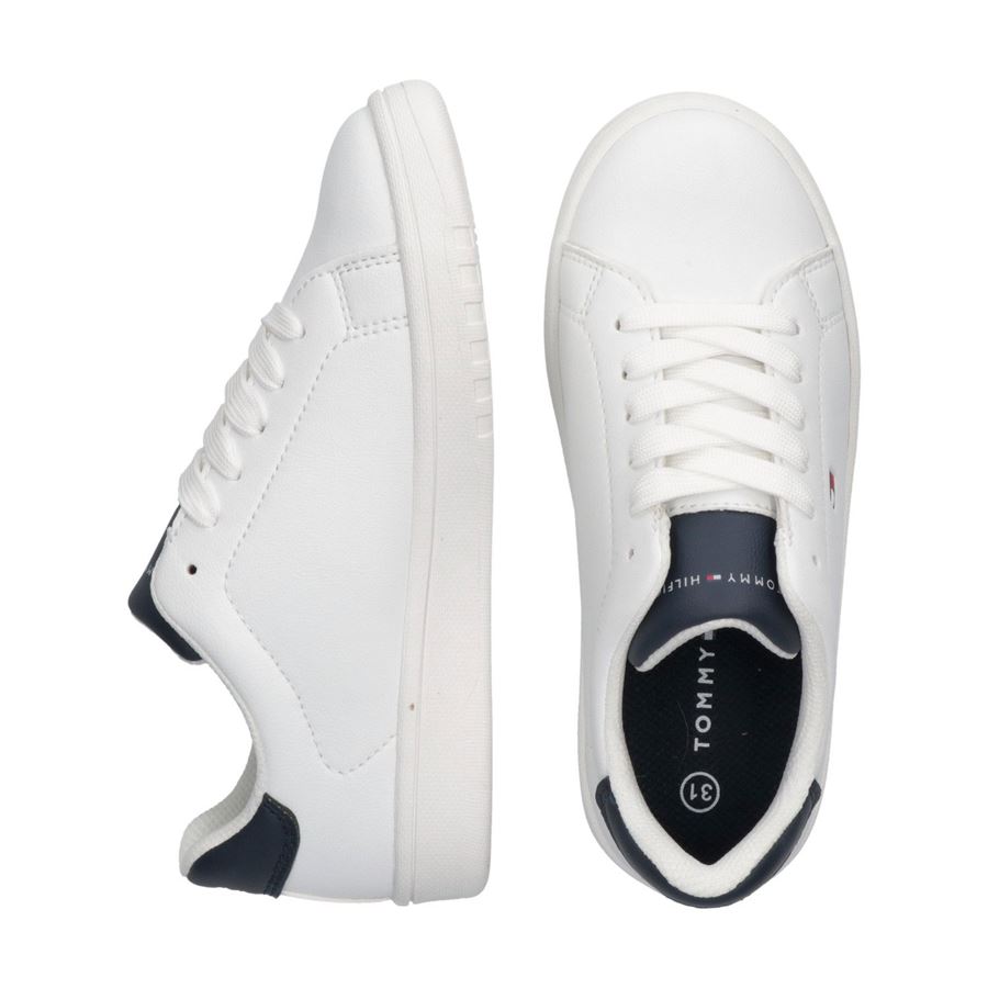 Sneakers stringate con bandiera laterale da bambino Tommy Hilfiger | T3X9338481355X336